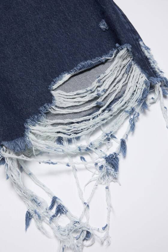 Acne Studios Distressed Denim Shorts - Super Baggy Fit Verkauf