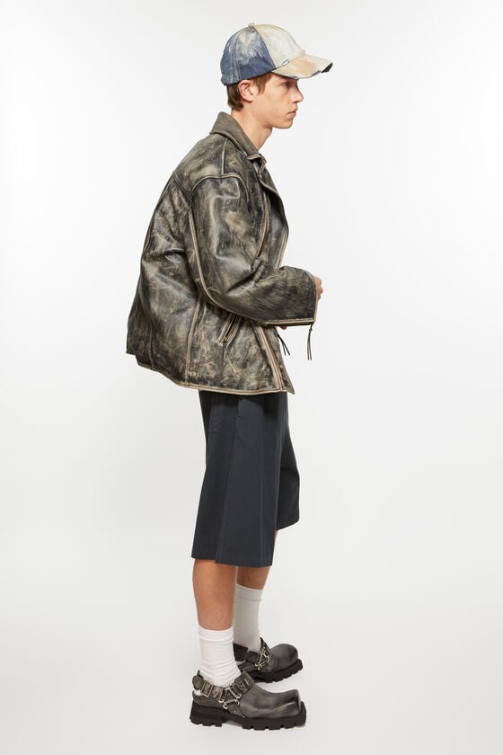 Acne Studios Jerseyshorts mit Logo-Stempel Angebote