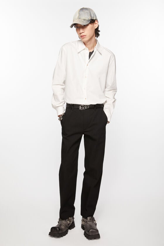 Acne Studios Hose aus Twill-Baumwollmischung Flash Sale
