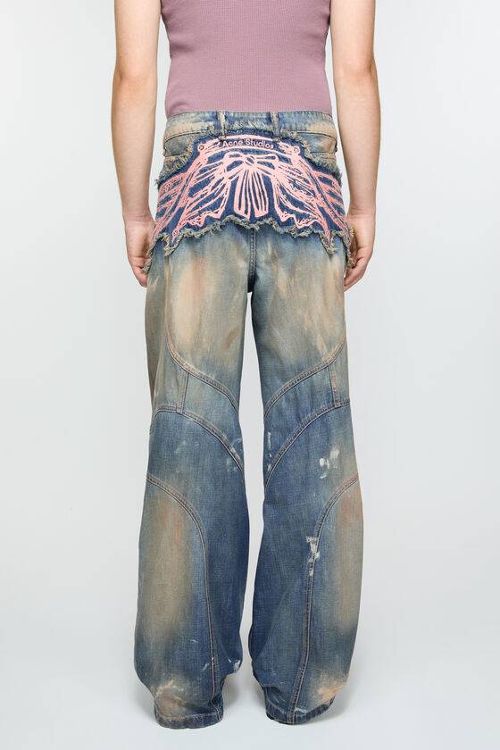 Acne Studios Jeanshose mit lockerer Passform Jubiläumsangebot