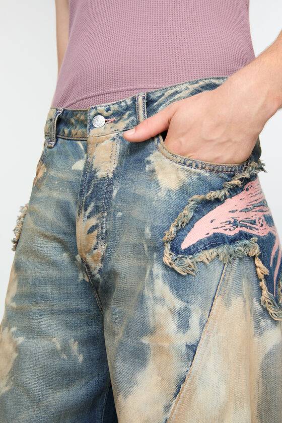 Acne Studios Jeanshose mit lockerer Passform Jubiläumsangebot