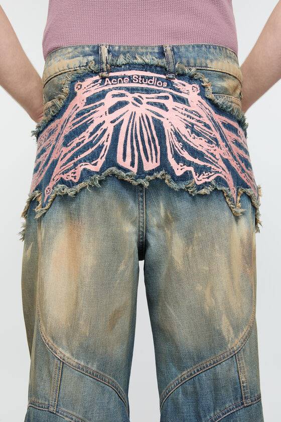 Acne Studios Jeanshose mit lockerer Passform Jubiläumsangebot