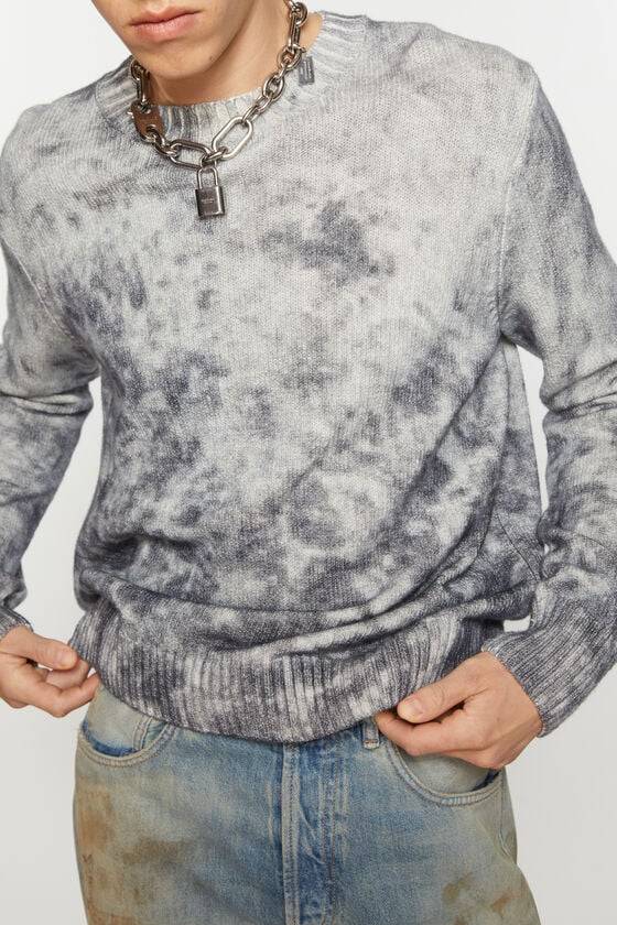 Acne Studios Pullover mit Acid-Print Neueste Stile