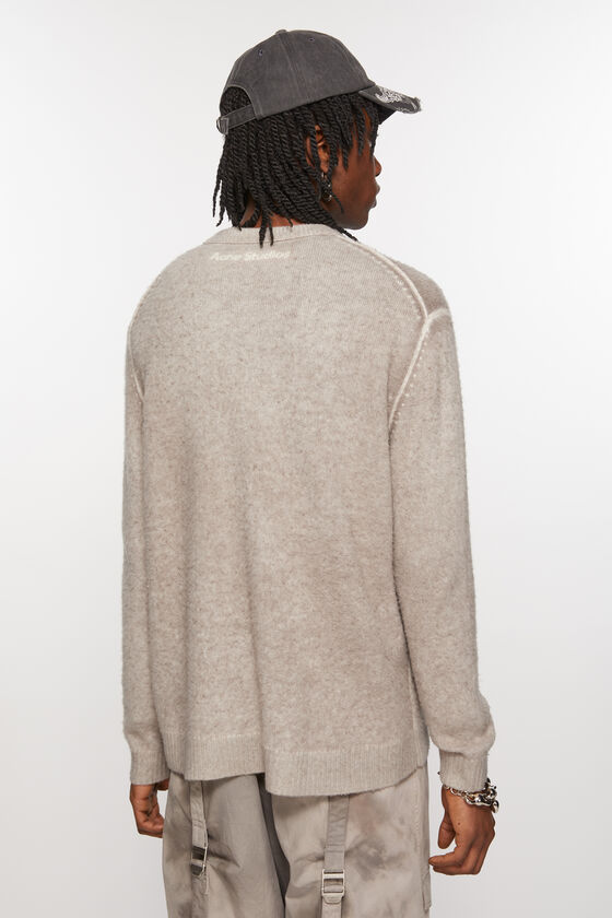 Acne Studios Bedruckter Pullover mit Rundhalsausschnitt Letzter Tag