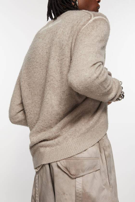 Acne Studios Bedruckter Pullover mit Rundhalsausschnitt Letzter Tag