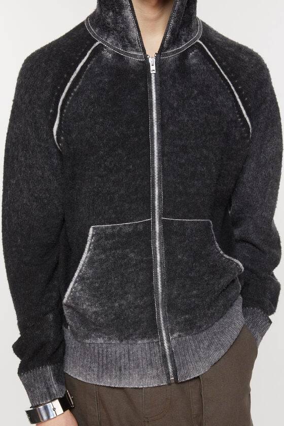Acne Studios Pullover mit Reißverschluss mit Kapuze Bis zu 50% Rabatt