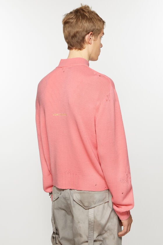 Acne Studios Strickjacke mit Reißverschluss im Used-Look Nur für heute