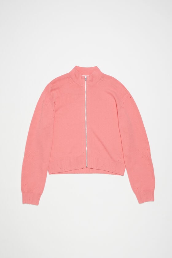 Acne Studios Strickjacke mit Reißverschluss im Used-Look Nur für heute