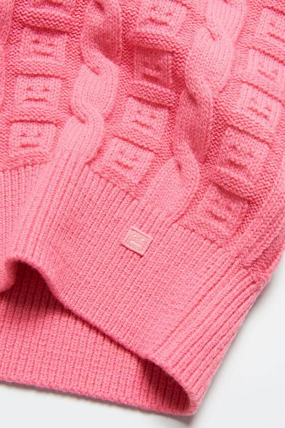 Acne Studios Ärmelloser Zopfstrickpullover Unisex Vierteljährliche Förderung