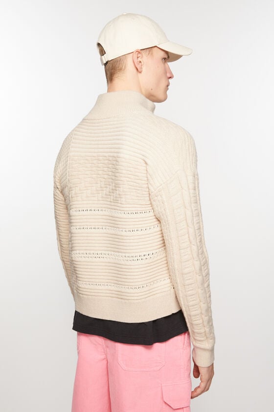 Acne Studios Strickjacke aus Patchwork-Strick Unisex Nur noch ein Tag übrig