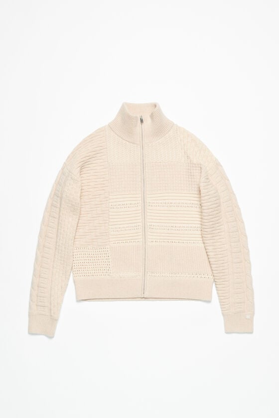 Acne Studios Strickjacke aus Patchwork-Strick Unisex Nur noch ein Tag übrig