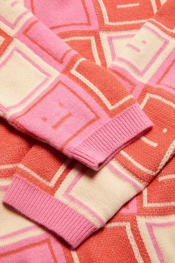 Acne Studios Jacquard-Pullover mit Rundhalsausschnitt Unisex Super Rabatt
