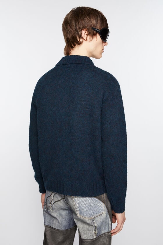 Acne Studios Polo-Cardigan aus Wolle Kostenloser Versand international