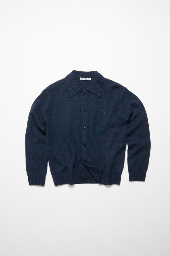 Acne Studios Polo-Cardigan aus Wolle Kostenloser Versand international