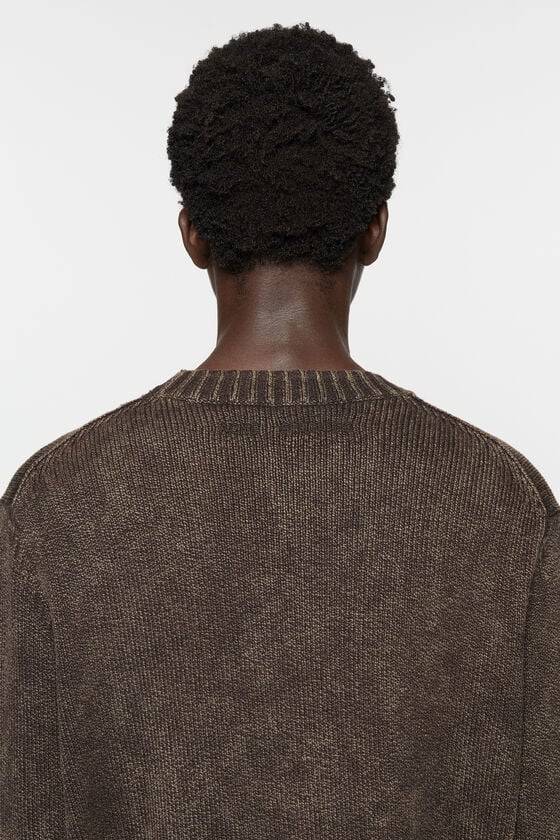 Acne Studios Pullover mit Acid-Waschung Fabrikladen
