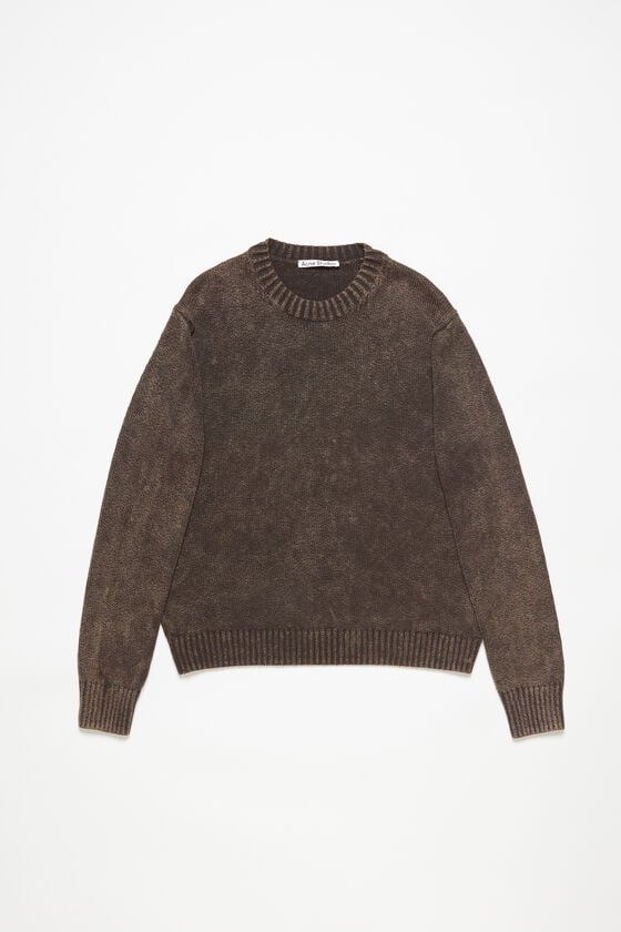 Acne Studios Pullover mit Acid-Waschung Fabrikladen