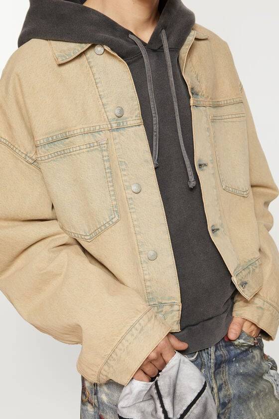 Acne Studios Jeansjacke - Oversized Croppped Fit Limitierter Zeitrabatt
