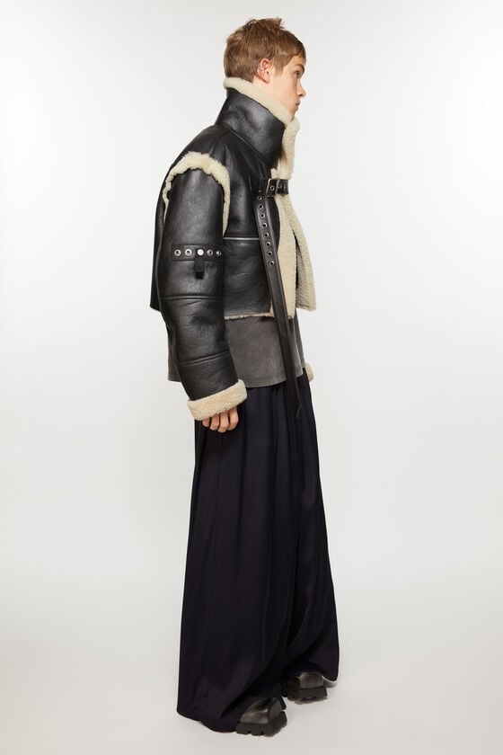 Acne Studios Jacke aus Shearling mit Schnalle Fabrik Onlineshop
