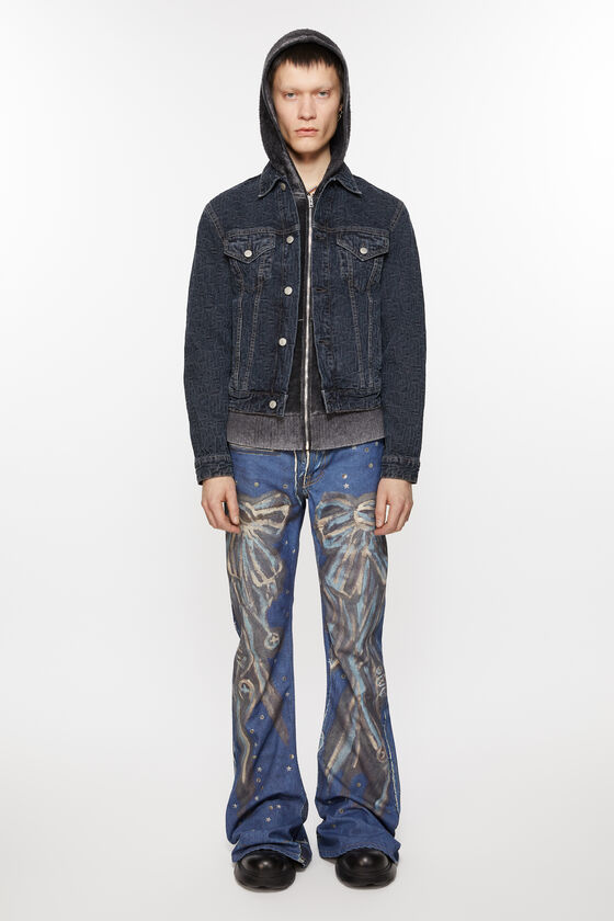Acne Studios Jeansjacke - Normale verkürzte Passform