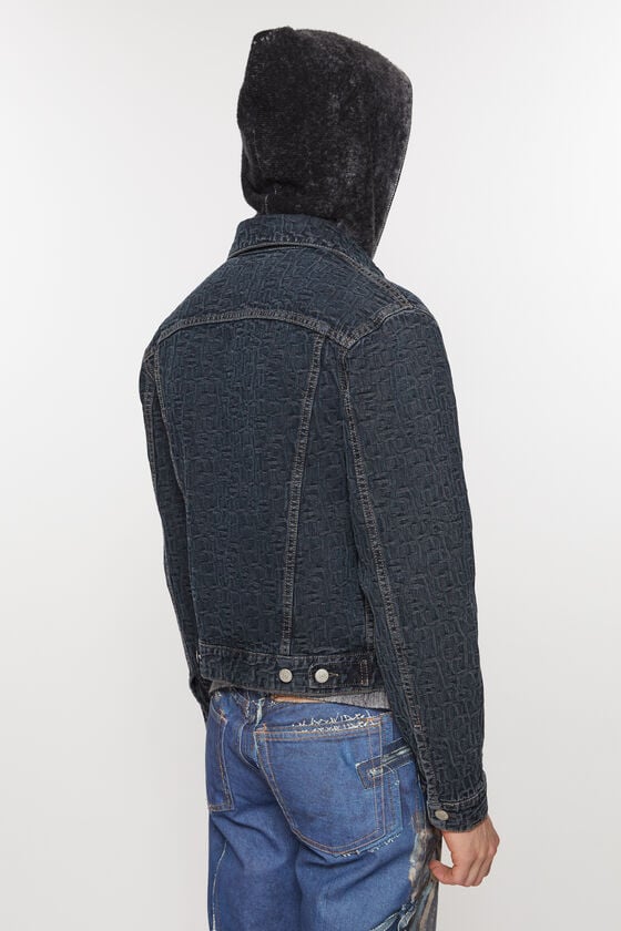 Acne Studios Jeansjacke - Normale verkürzte Passform Rabatt