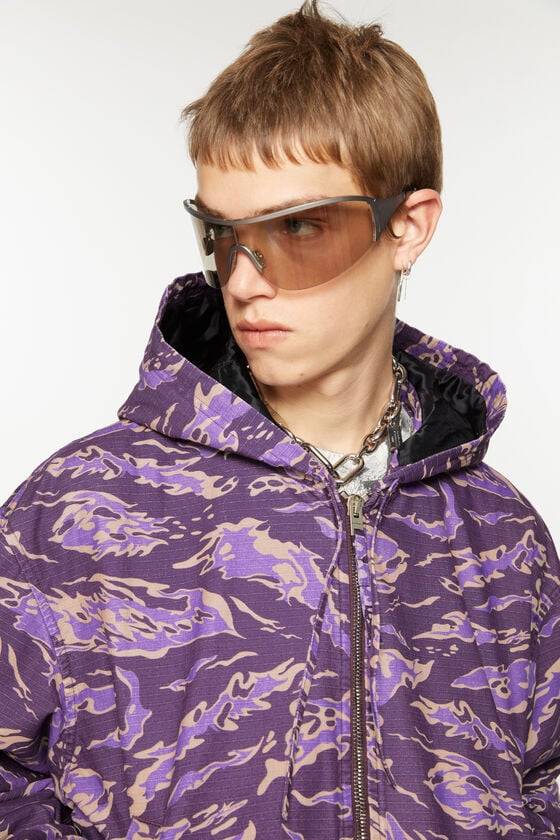 Acne Studios Gefütterte Jacke mit Kapuze Günstig kaufen