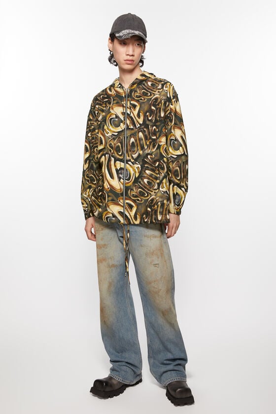 Acne Studios Kapuzen-Jacke mit Logo Online Shopping