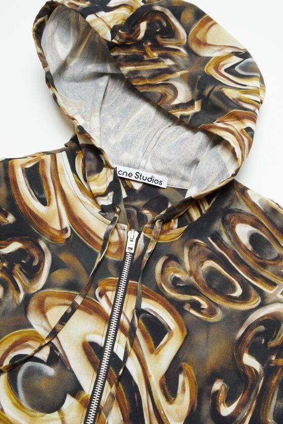Acne Studios Kapuzen-Jacke mit Logo Online Shopping