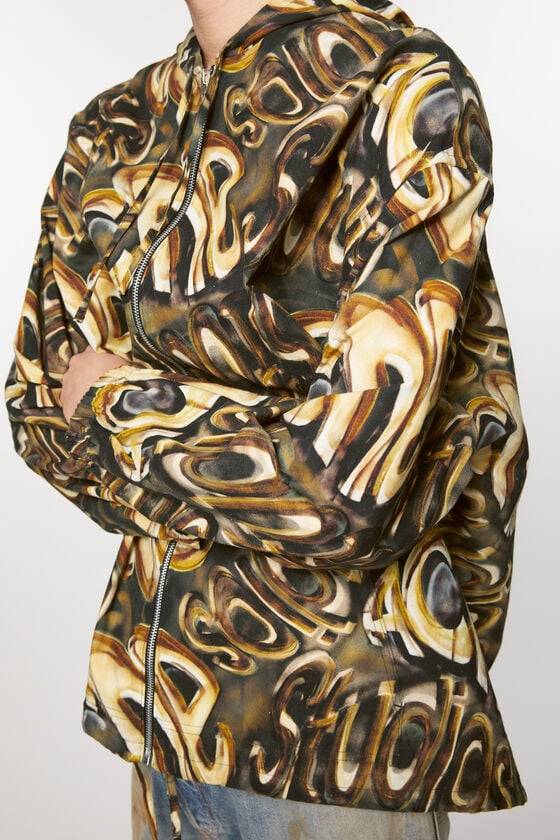 Acne Studios Kapuzen-Jacke mit Logo Online Shopping