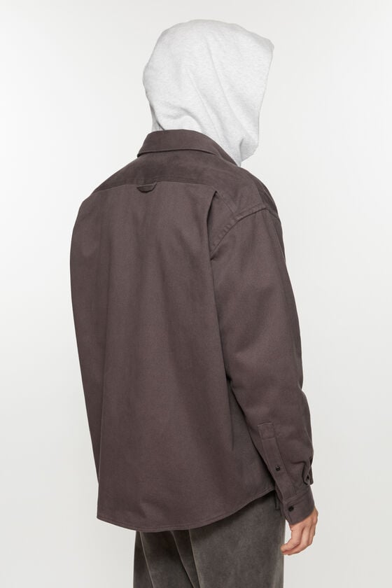 Acne Studios Twill Zipper Overshirt Jacke Black Friday