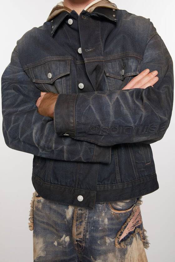 Acne Studios Jeansjacke – Übergroße Passform Osterangebot