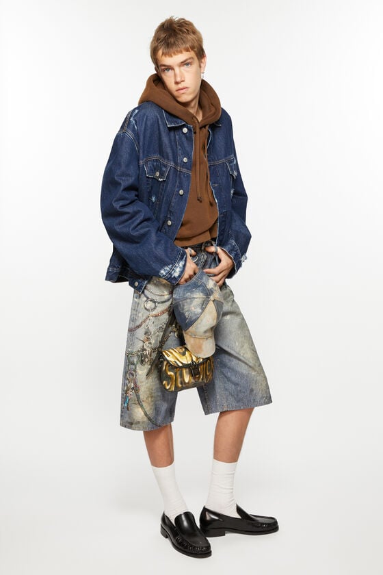 Acne Studios Jeansjacke im Distressed-Look - Entspannte Passform Muttertagsangebot