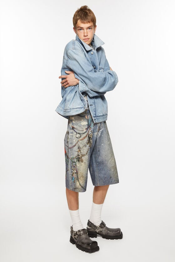Acne Studios Jeansjacke – entspannte Passform Valentinstagsangebot