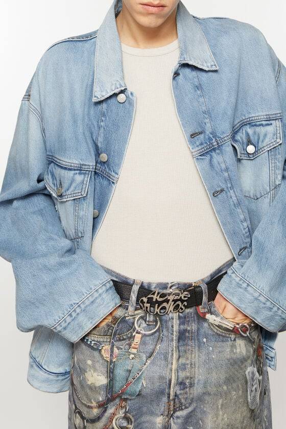 Acne Studios Jeansjacke – entspannte Passform Valentinstagsangebot