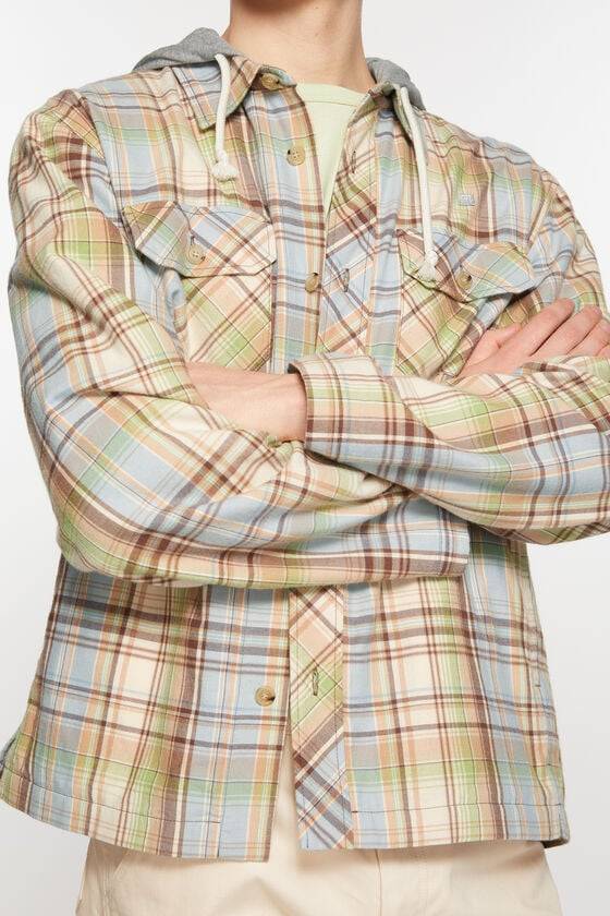 Acne Studios Überhemdjacke mit Kapuze Unisex Lagerräumung