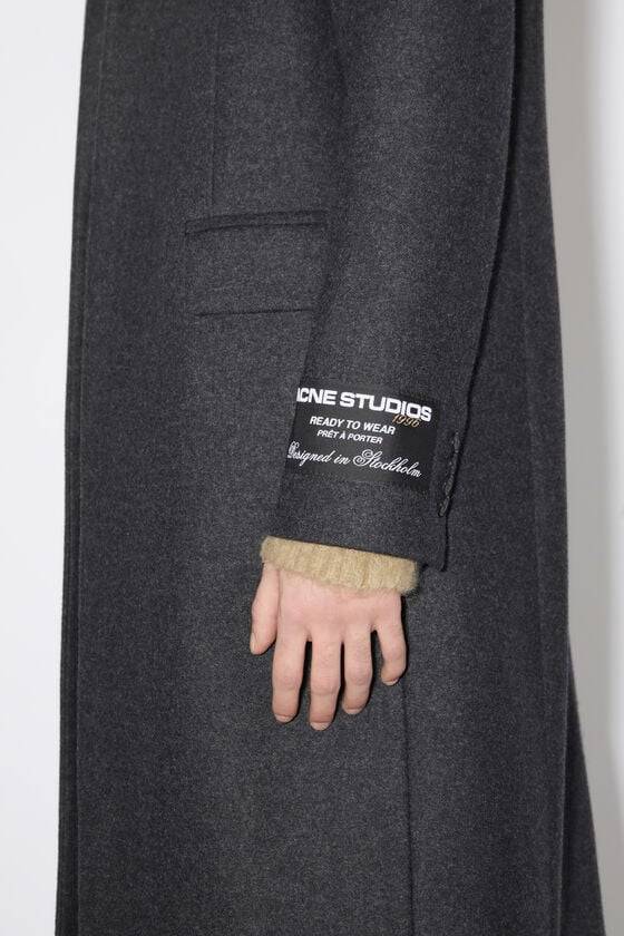 Acne Studios Einreihiger Mantel aus Woll-Mix Riesige Ersparnisse