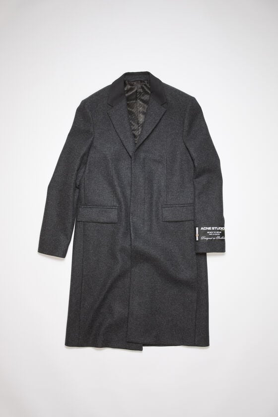 Acne Studios Einreihiger Mantel aus Woll-Mix Riesige Ersparnisse