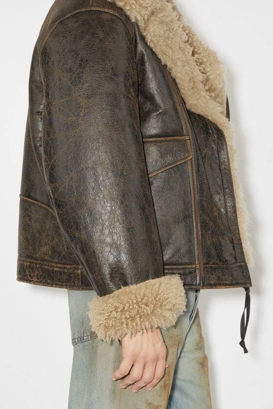 Acne Studios Lammfelljacke VIP-Rabatte