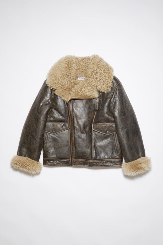 Acne Studios Lammfelljacke VIP-Rabatte