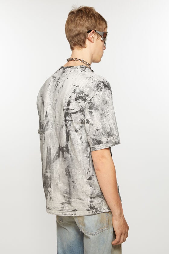 Acne Studios T-Shirt mit Gipsaufdruck Wochenangebot