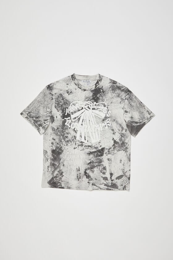 Acne Studios T-Shirt mit Gipsaufdruck Wochenangebot