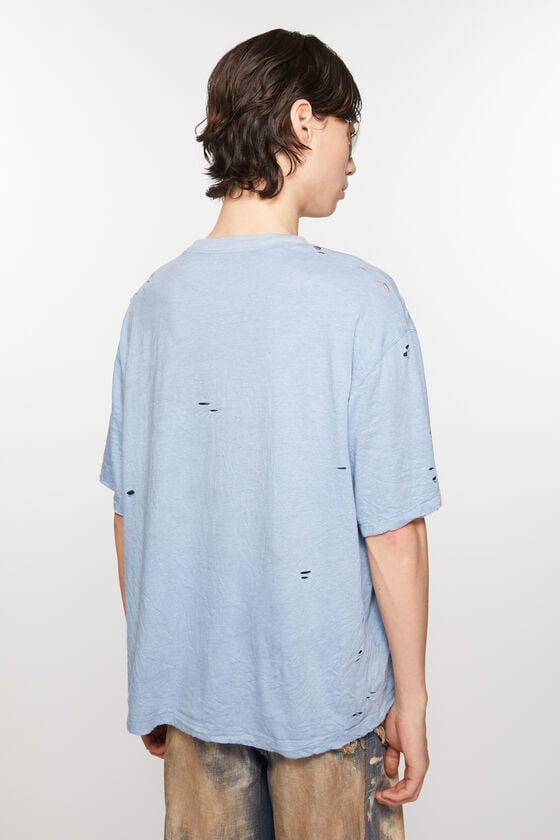 Acne Studios Logo-T-Shirt – lockere Passform Kostenlose Rückgabe