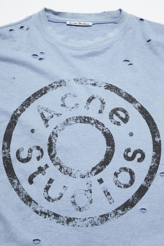 Acne Studios Logo-T-Shirt – lockere Passform Kostenlose Rückgabe