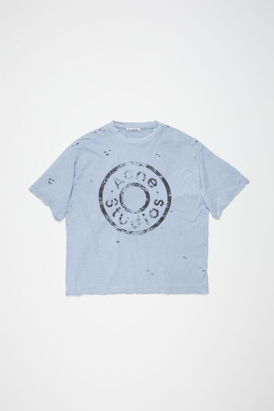 Acne Studios Logo-T-Shirt – lockere Passform Kostenlose Rückgabe