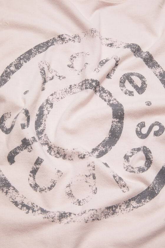 Acne Studios Logo-T-Shirt – lockere Passform Letzte 3 Tage