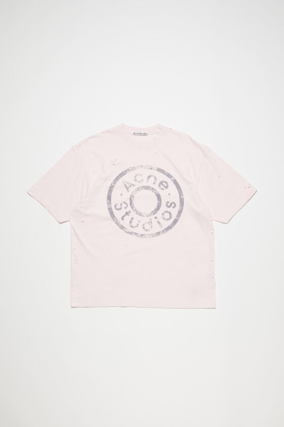 Acne Studios Logo-T-Shirt – lockere Passform Letzte 3 Tage