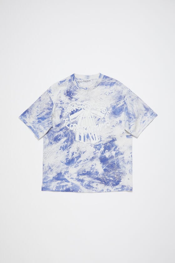 Acne Studios T-Shirt mit Gipsaufdruck Letzte 2 Tage