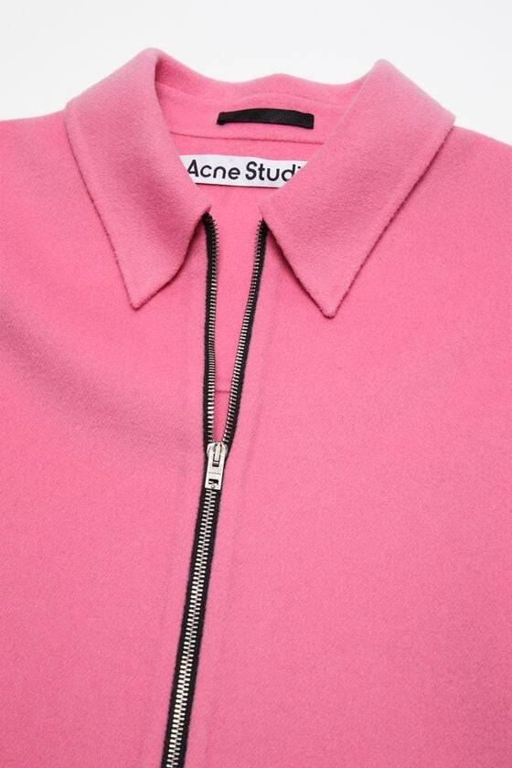 Acne Studios Jacke mit Reißverschluss aus Wolle Bis zu 50% Rabatt