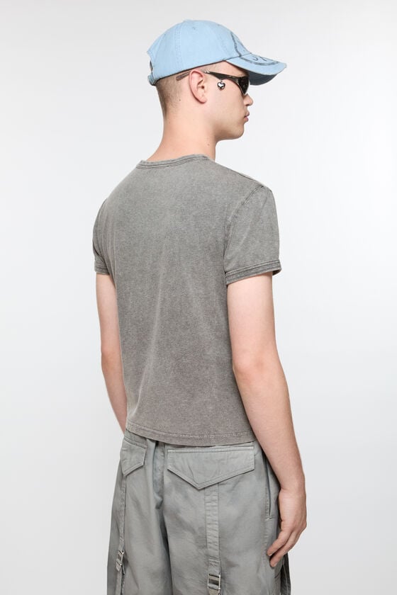 Acne Studios T-Shirt mit verschwommenem Logo – taillierte Unisex-Passform Bis zu 60% Rabatt
