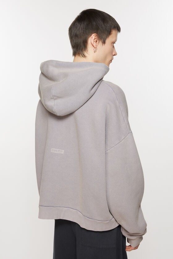 Acne Studios Sweatshirt mit Kapuze und Logoaufnäher Bis zu 65% Rabatt