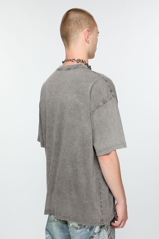 Acne Studios Verschwommenes Logo-T-Shirt - Entspannte Unisex-Passform Nur für heute